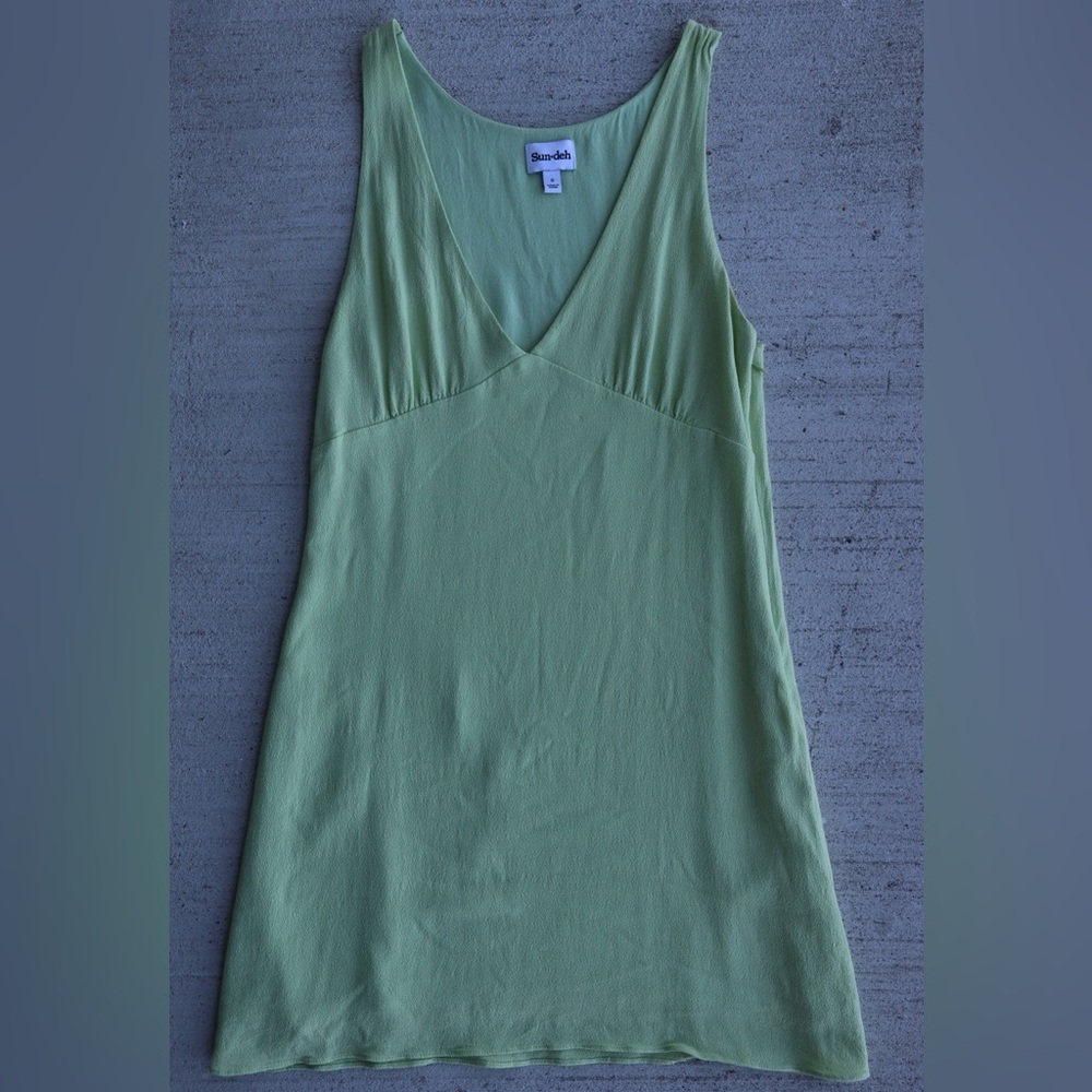 Aritzia Green Mini Dress